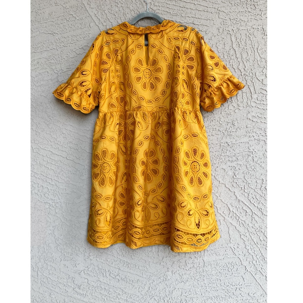 Sezane Eyelet Mini Dress - Picture 8 of 13